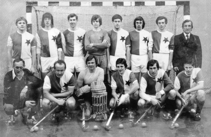 Muži SK Slavia Praha – pozemní hokej v roce 1974