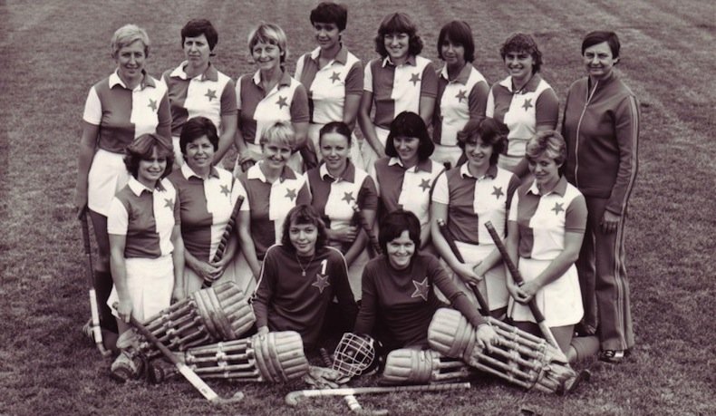 Ženy SK Slavia Praha – pozemní hokej v roce 1982