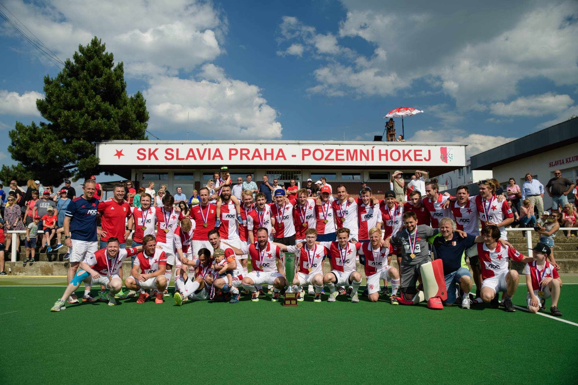 Oslava konce sezóny u nás na hřišti