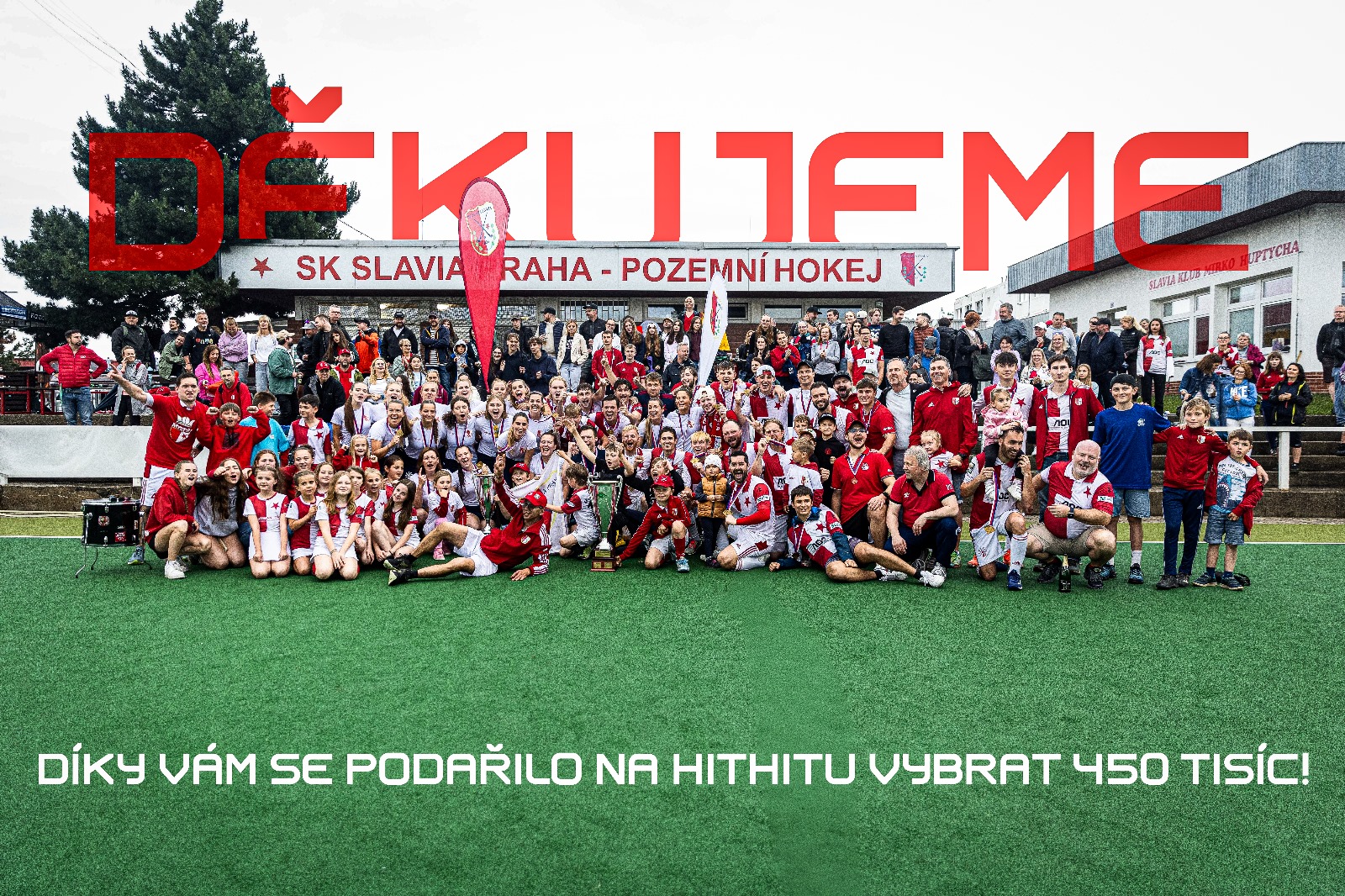 Děkujeme – hithit kampaň zakončena na částce 450 644Kč