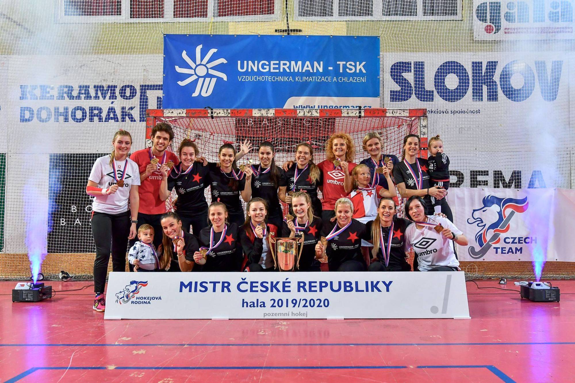 Ženy Slavie odjíždějí bojovat o medaile v druhé nejvyšší evropské klubové soutěži